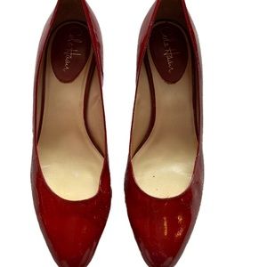Cole Haan Ada Low Air Pump Lacquer Red Patent Leather 9.5 B
